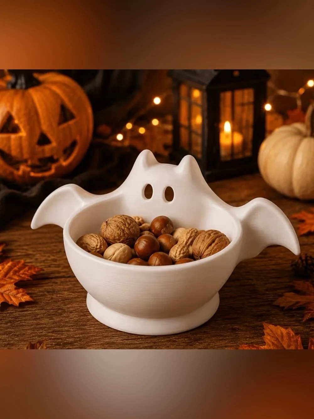 Halloween Bat Decorative Bowl
